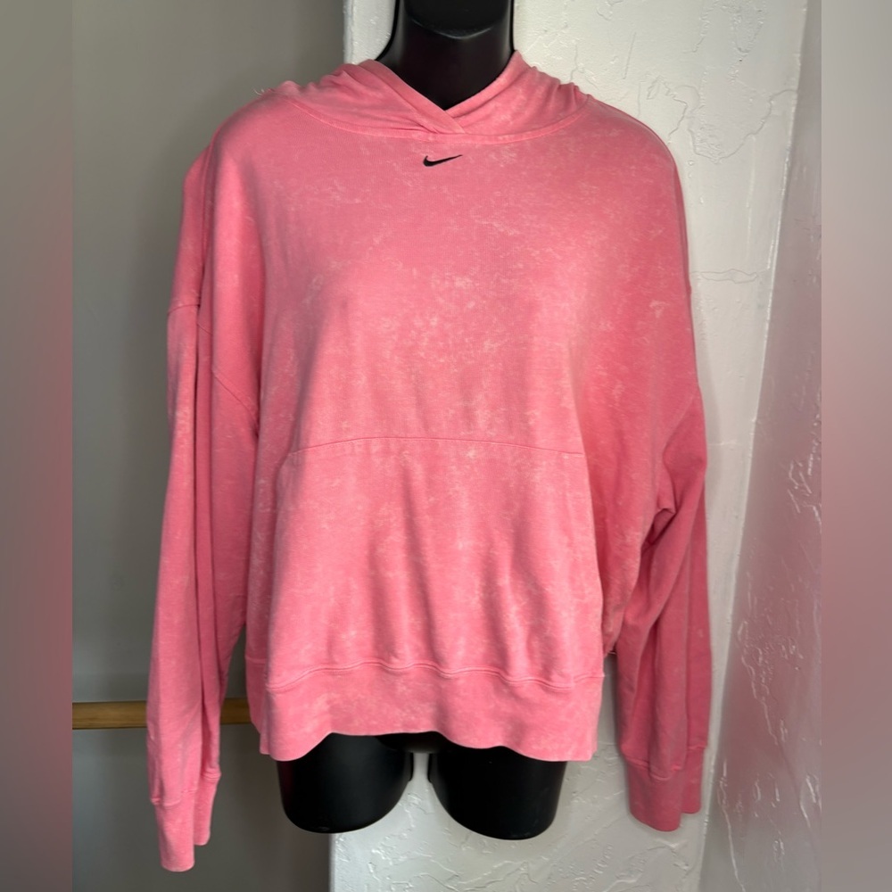Nike retro tie dye Pink Pullover Hoodie oversized size M preloved